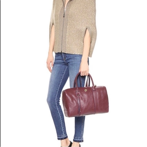 Tory Burch Deep Berry Brody Satchel - Picture 4 of 4